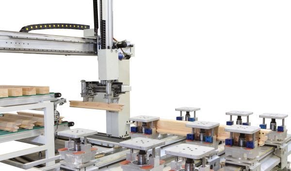 Centre d'usinage fenêtres 5 axes SCM Accord WD 2