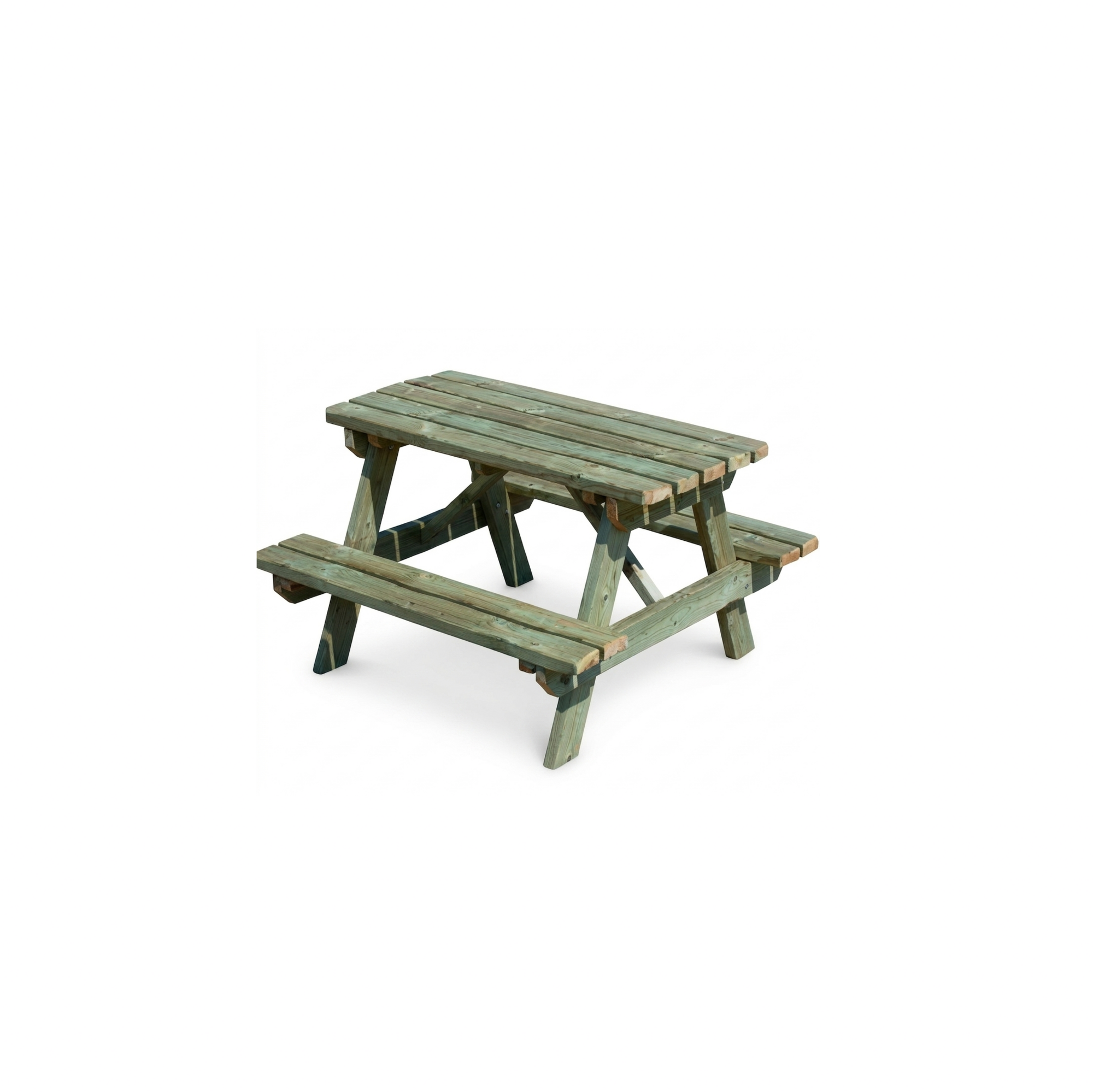 Table de pique-nique enfant en bois 90 × 90 × 56 cm