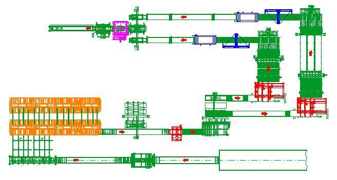 Ligne complète SCM de refroidissement et profilage polyuréthane