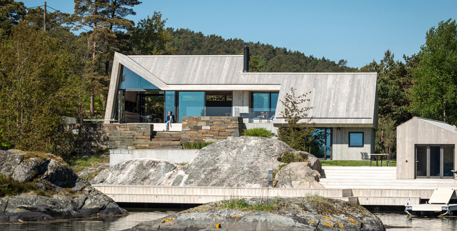 Cabine en bord de mer