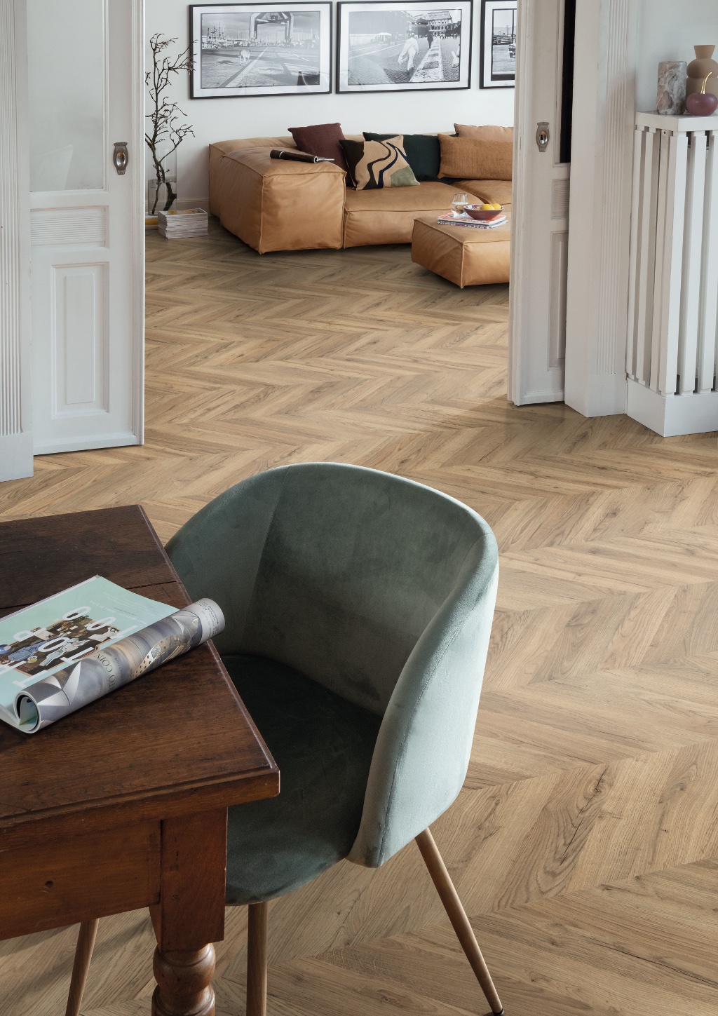 Lame de sol stratifié EGGER Dark Rillington Oak 2