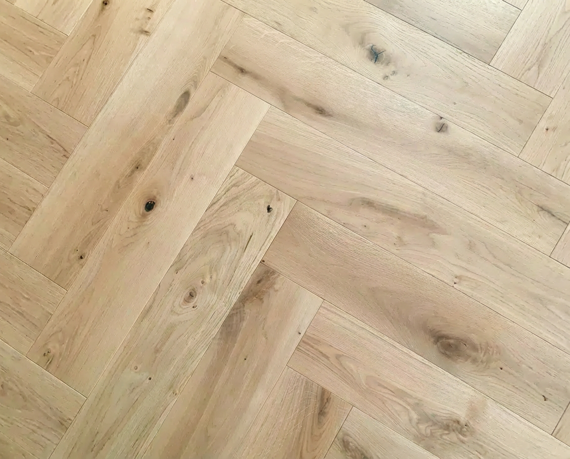 Parquet Chêne Contrecollé Bâton Rompu 14/3 × 120 × 600 mm – Choix Campagne