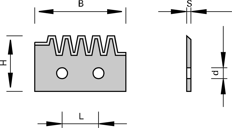 Set de plaquettes interchangeables de bouvetage HW LEUCO 2