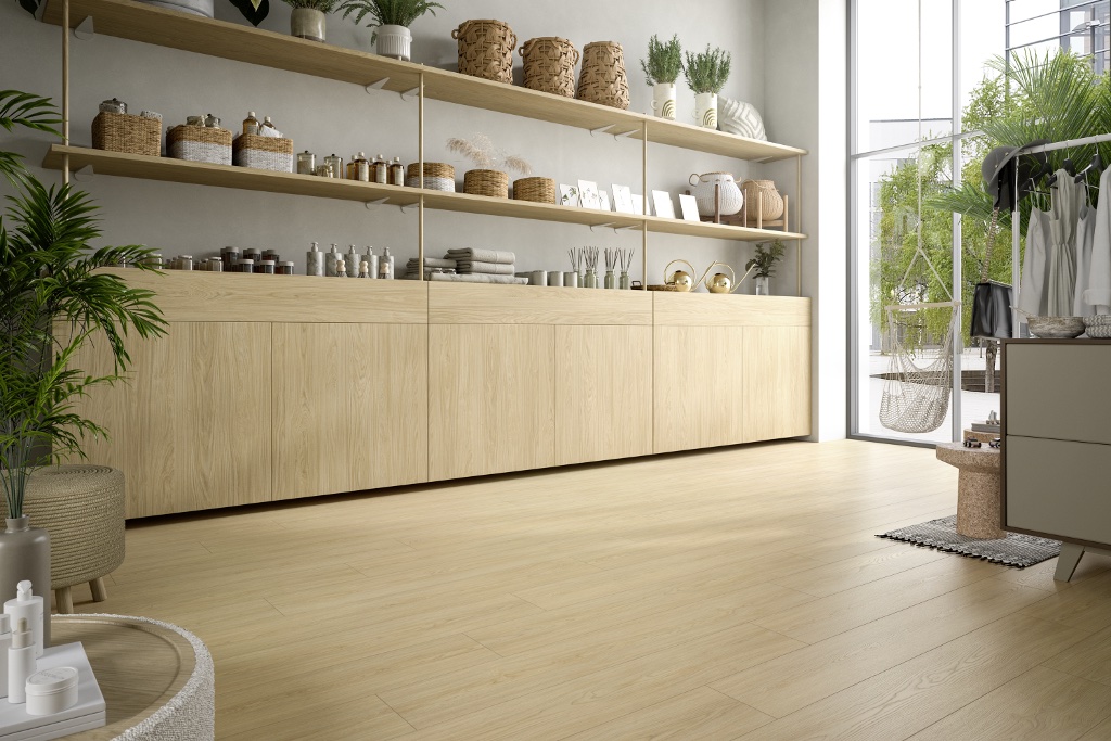 Lame de sol stratifié hydrofuge+ EGGER Light Natural Casella Oak 3