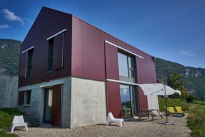 Maison bois moderne à Novalaise