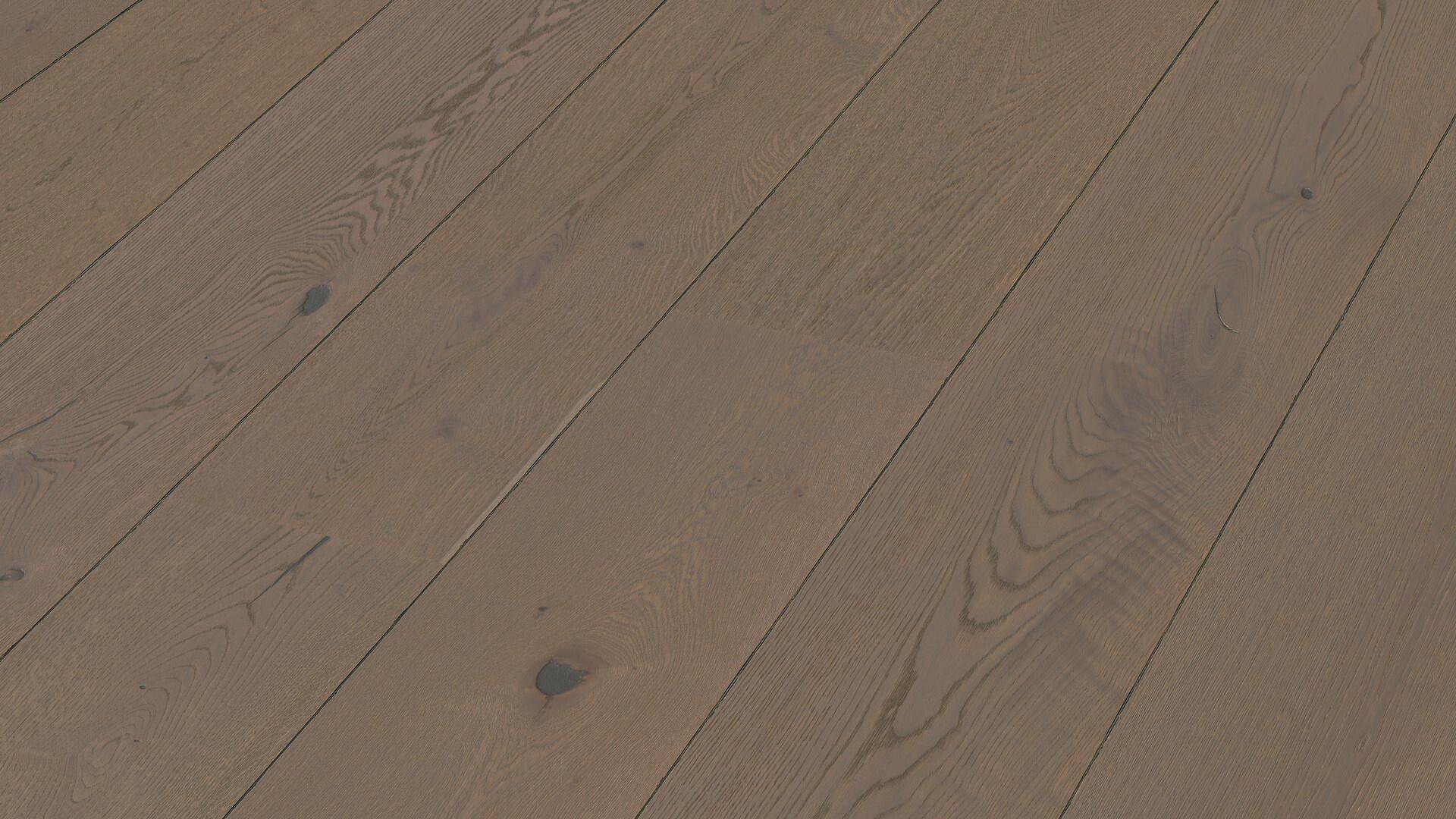 Lame de parquet contrecollé MEISTER Lindura HD 400 chêne Authentic clay grey oak