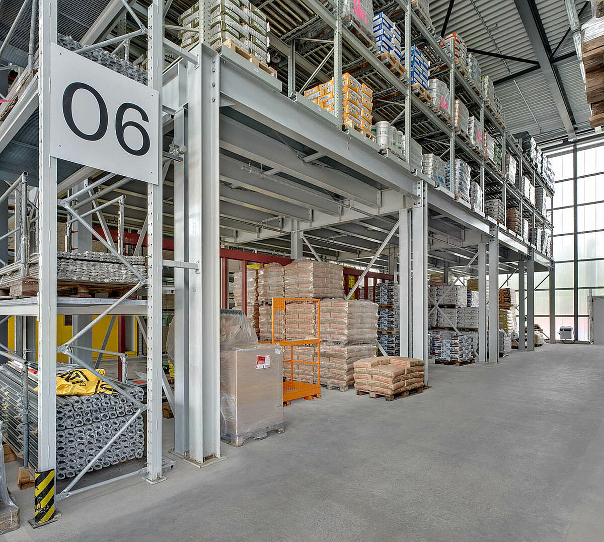 Mezzanine de stockage OHRA en acier laminé à chaud 3