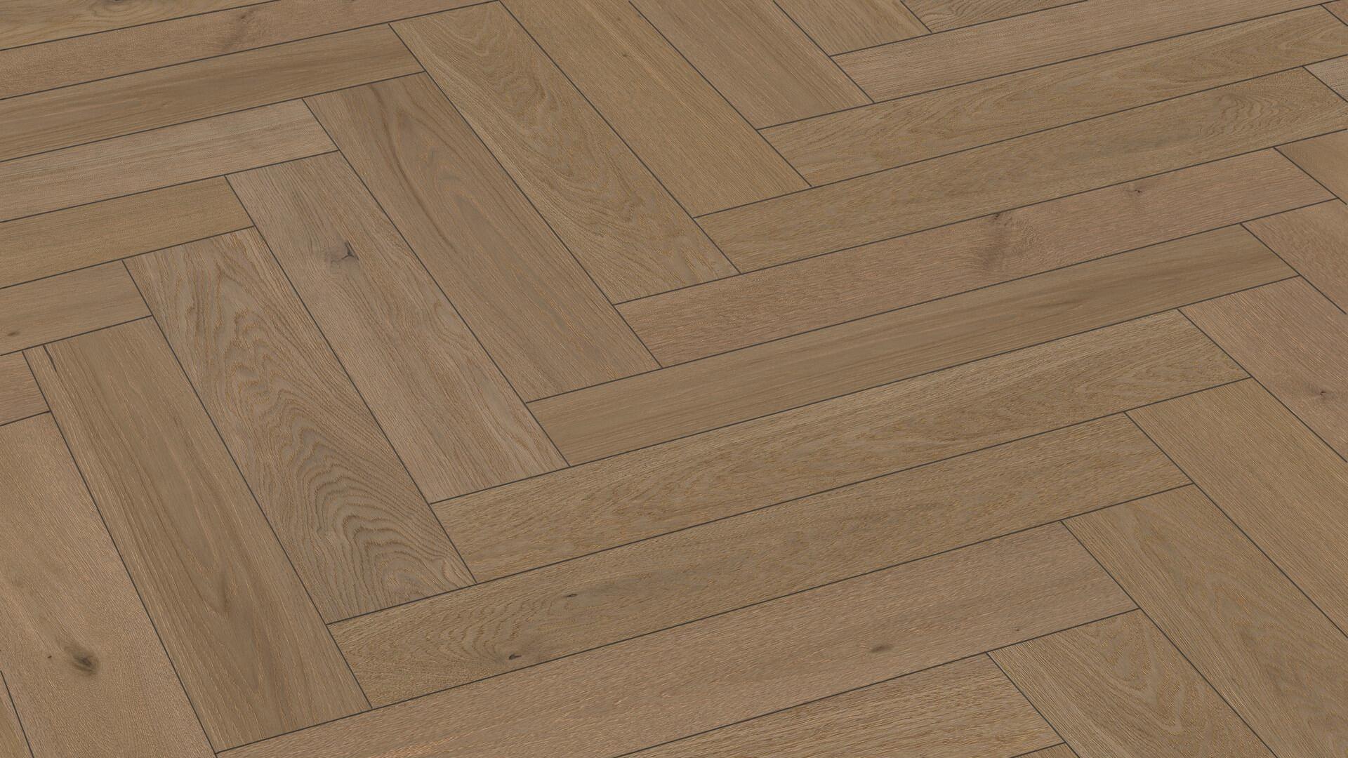 Lame de parquet contrecollé MEISTER Lindura HS 500 chêne Classic greige oak