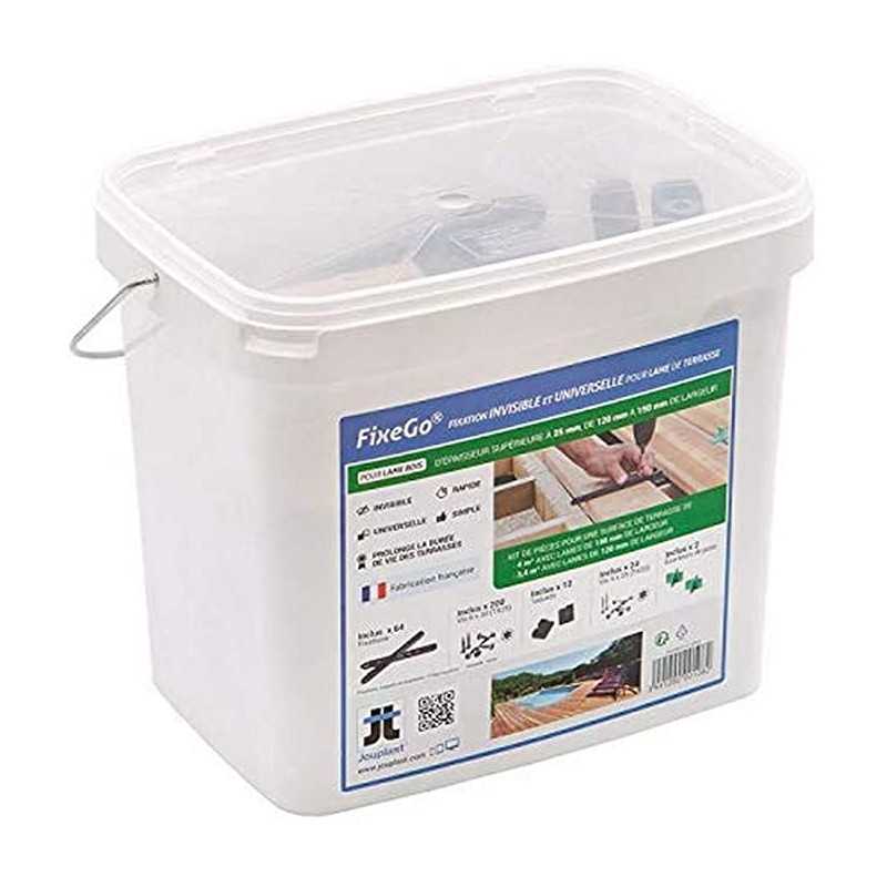 FIXEGO : Fixation Invisible pour lames de terrasse