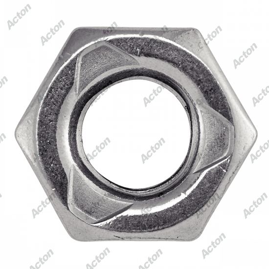Écrou autofreines hexagonal type DIN 980 - tout metal inox A2 Acton 2