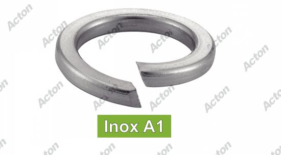 Rondelle élastiques -grower- section carrée inox A1 - DIN 7980 Acton