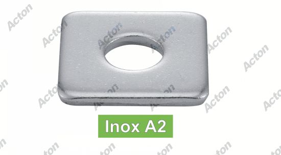 Rondelle carrees pour constructions bois inox A2 - DIN 436 Acton