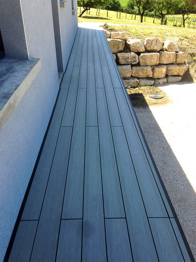 Terrasse Optima Plus Basalte 24