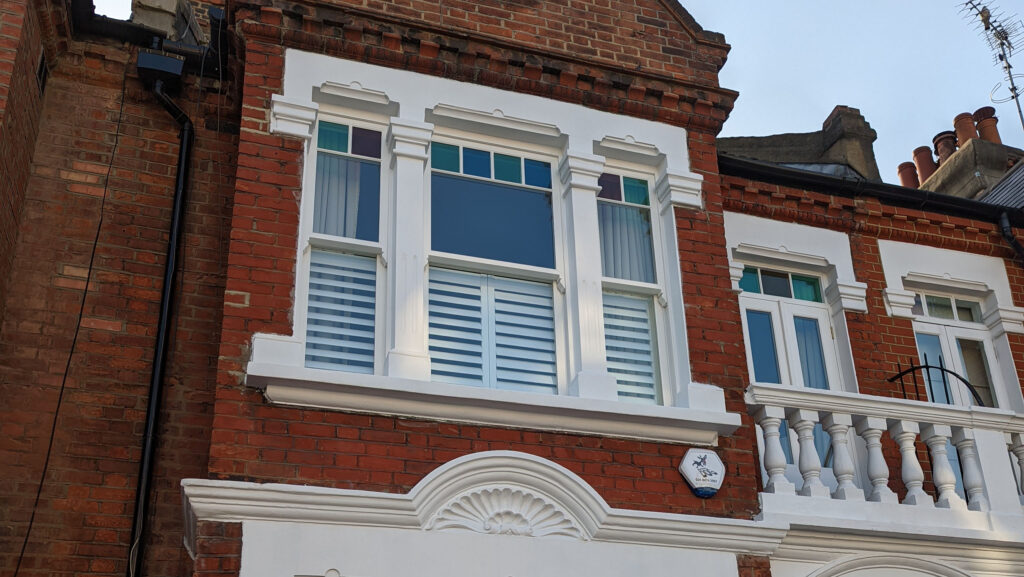 Fenêtres à guillotine pour une maison londonienne