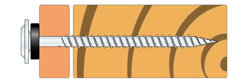 FSWA2 Vis tête plate - Inox A2 3