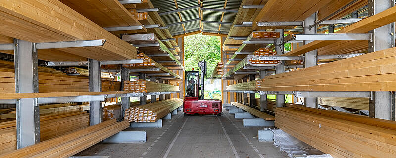 Rayonnage cantilever OHRA pour produits longs 4