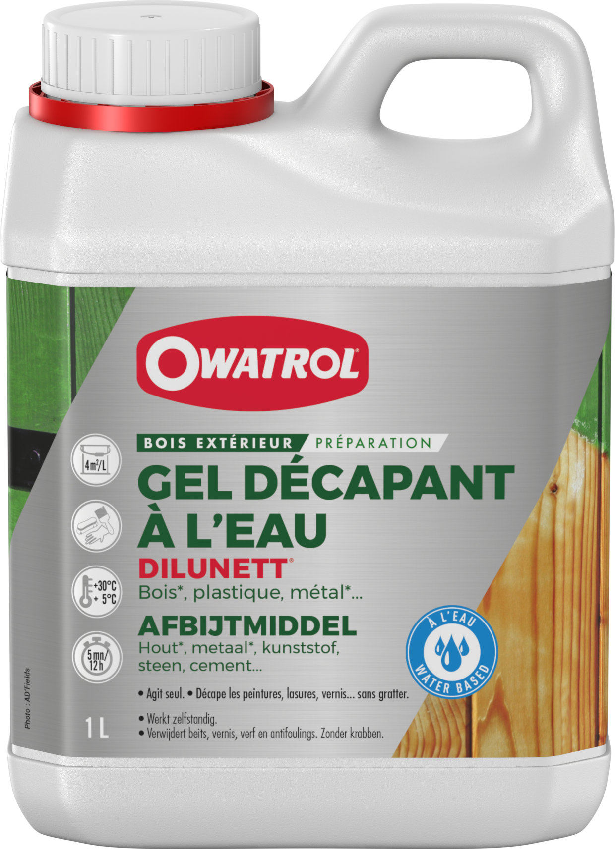 DILUNETT® : Décapant gélifié à l'eau sans efforts