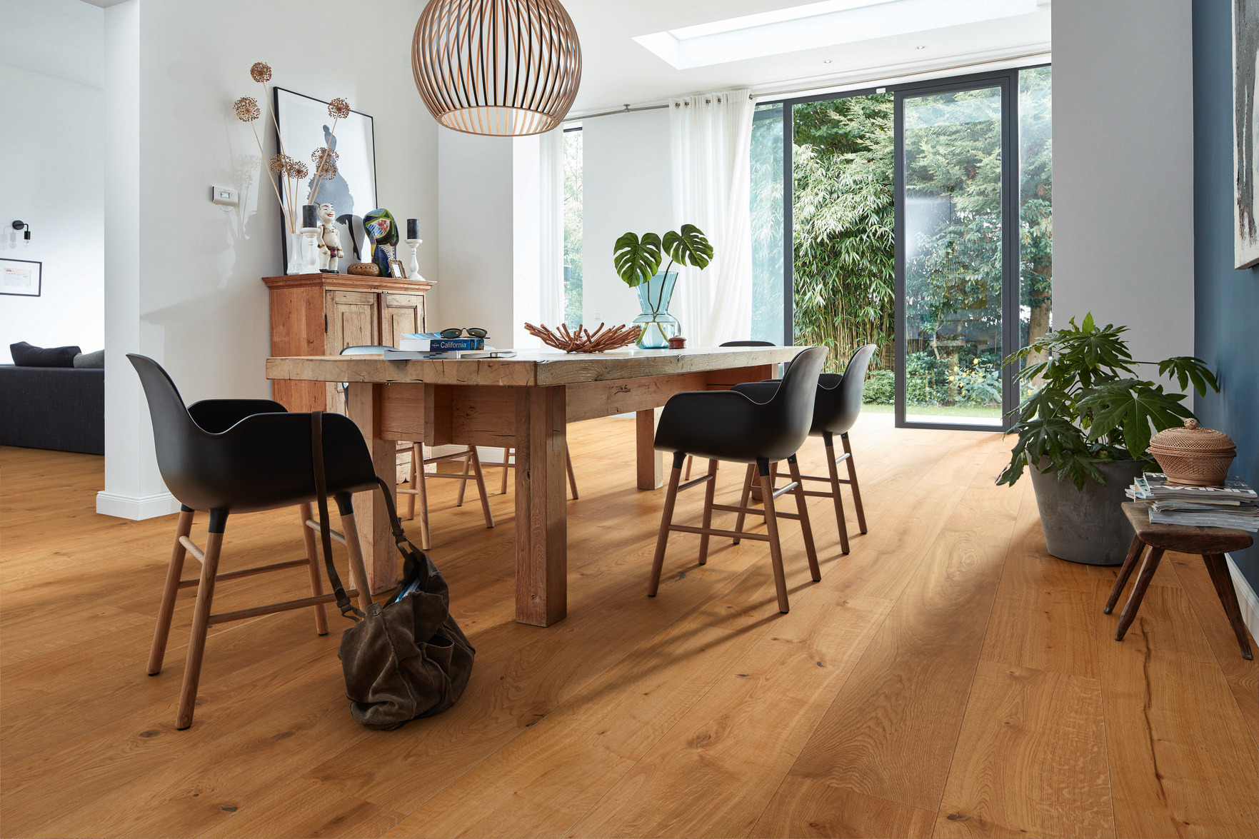 Lame de parquet contrecollé MEISTER Lindura HD 400 chêne Authentic oak huilé 3