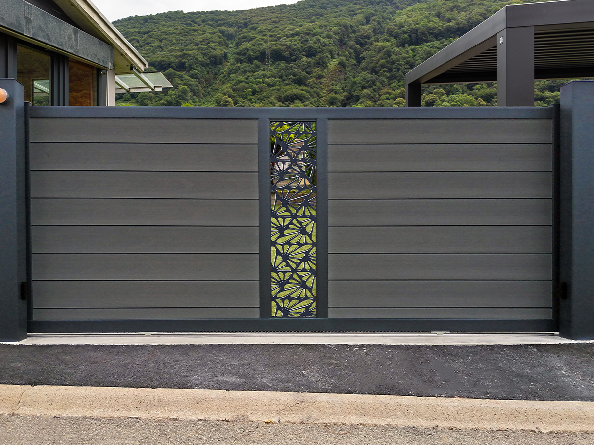 Portail Coulissant Graphite 1
