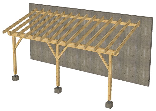 Carport en épicéa Granier 3