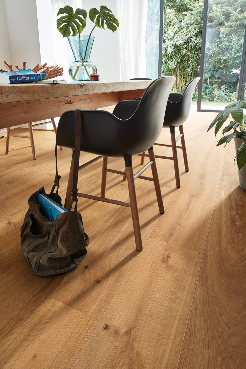 Lame de parquet contrecollé MEISTER Lindura HD 400 chêne Authentic oak huilé 4