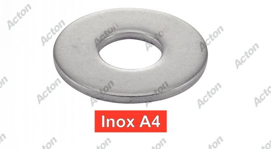 Rondelle plates larges type l inox A4 - NFE 25513 Acton