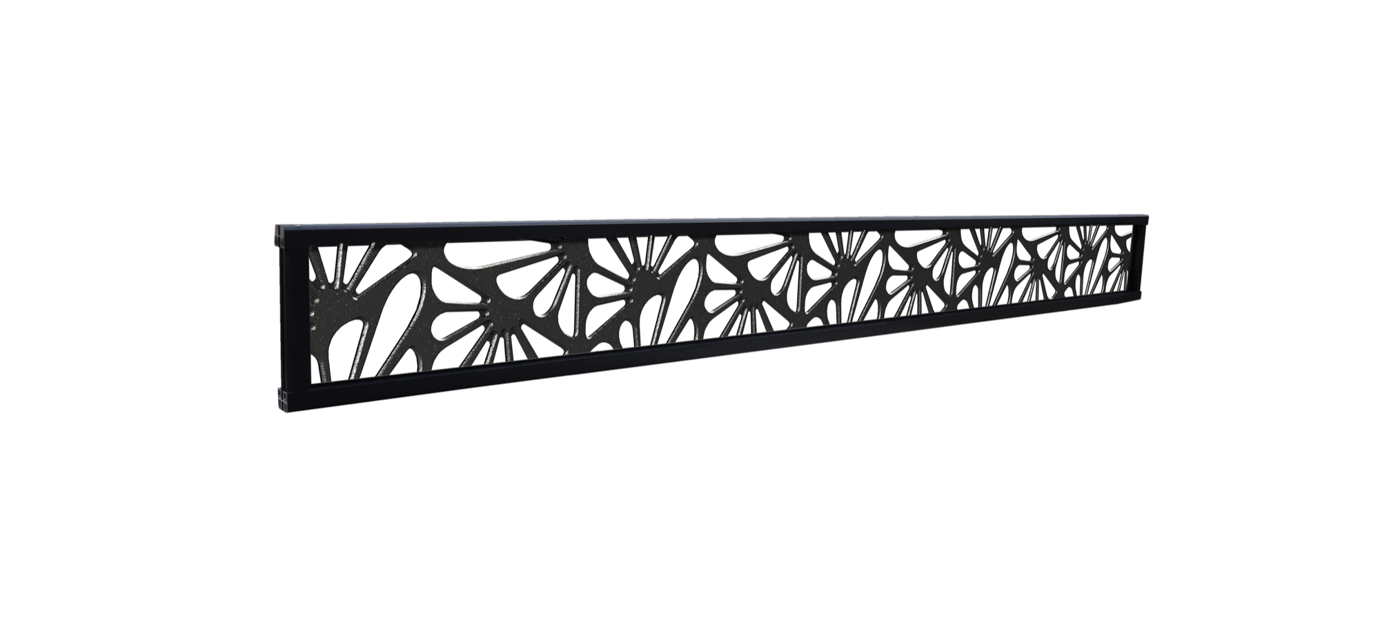 Lame décorative aluminium Grafisk pour clôture composite