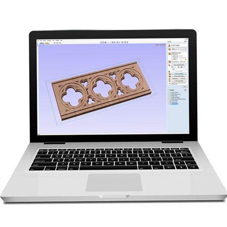 Logiciel CFAO Vectric VCarve Pro