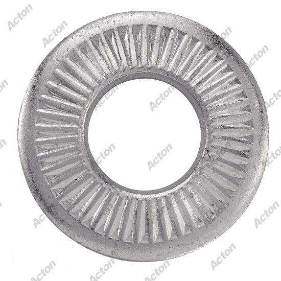 Rondelle -contact- serie moyenne acier zingué blanc - NFE 25511 Acton 2