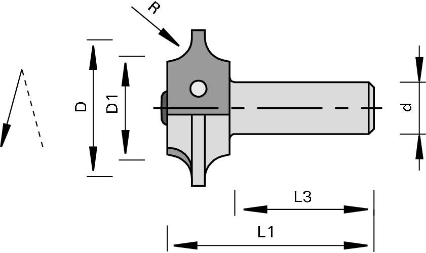 Porte-outils HW à arrondir les chants LEUCO - HOLZ-HER 2