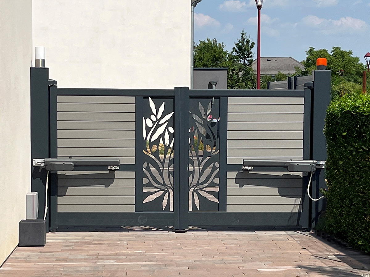 Portail Battant Basalte 11