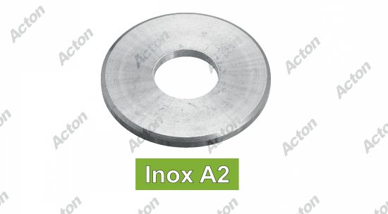 Rondelle plates larges decolletees type l inox A2 - NFE 25514 Acton