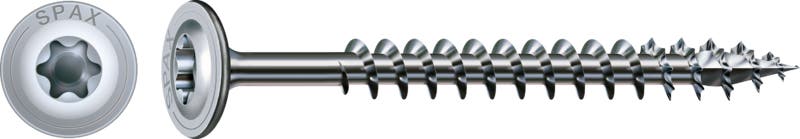 Vis à bois SPAX WIROX tête disque Ø 8–10 mm