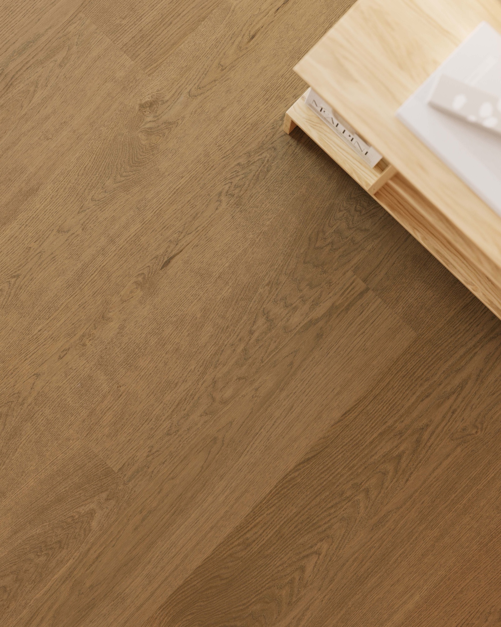Lame de parquet hybride Bjelin Woodura Gantofta chêne Terra Brown 3