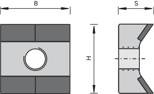Couteau à déchiqueter HW LEUCO 2