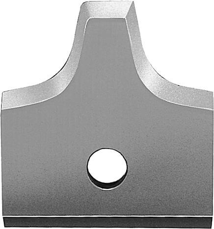 Plaquettes interchangeables HW à arrondir à 2 rayons et angle de pied