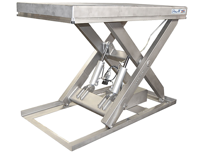 Table élévatrice à ciseaux inox 2000 kg