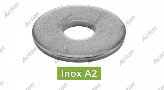 Rondelle pour constructions bois forme r inox A2 - DIN 440 r Acton