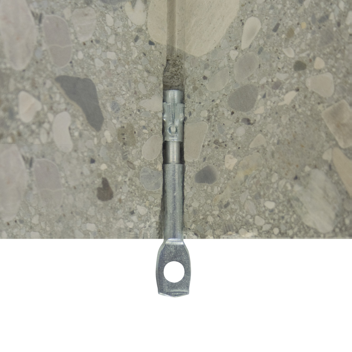 TW Cheville métallique pour plafond suspendu