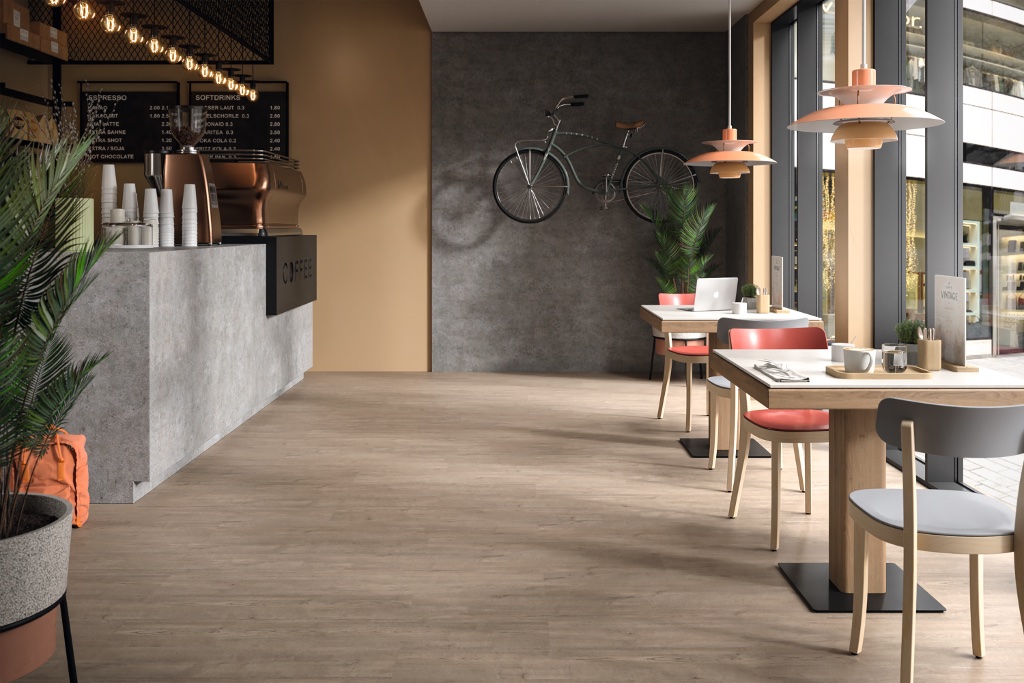 Lame de sol rigide EGGER AquaDura+ Grey Beige Spree Oak 2