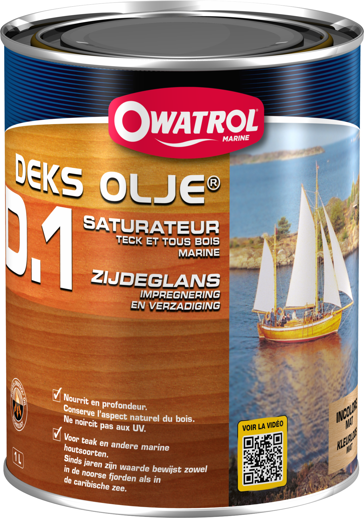 Saturateur bois exotiques Owatrol Deks Olje D.1