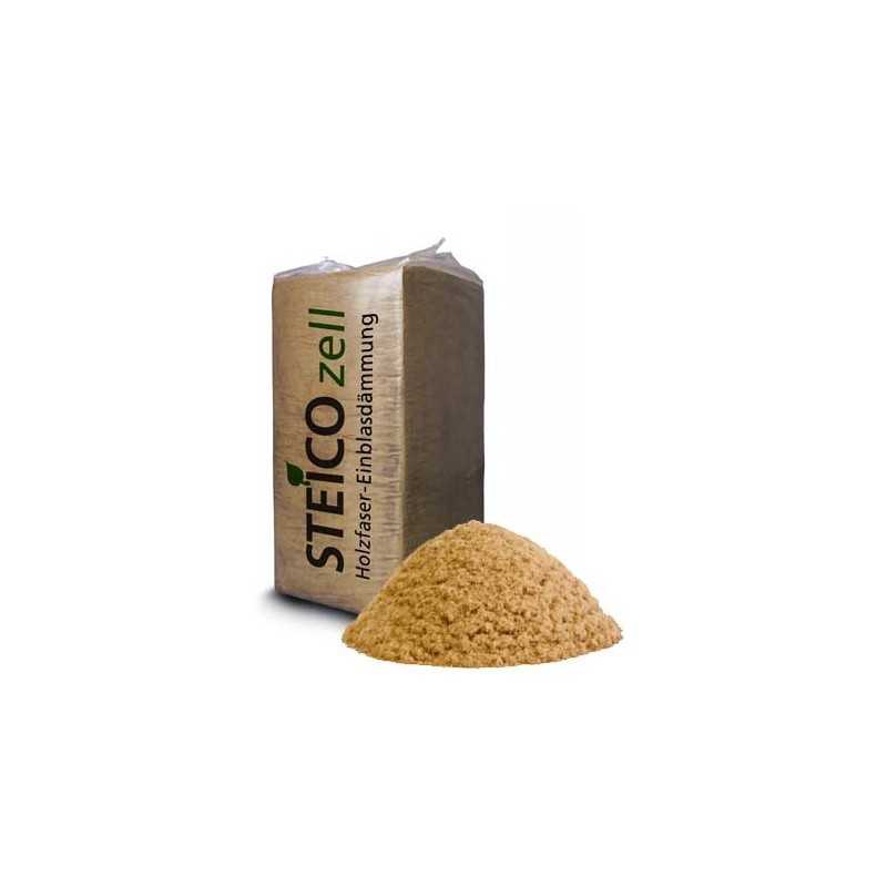Ballot de 15 kilos de Fibre de bois / Laine de bois isolant en vrac - STEICO Zell