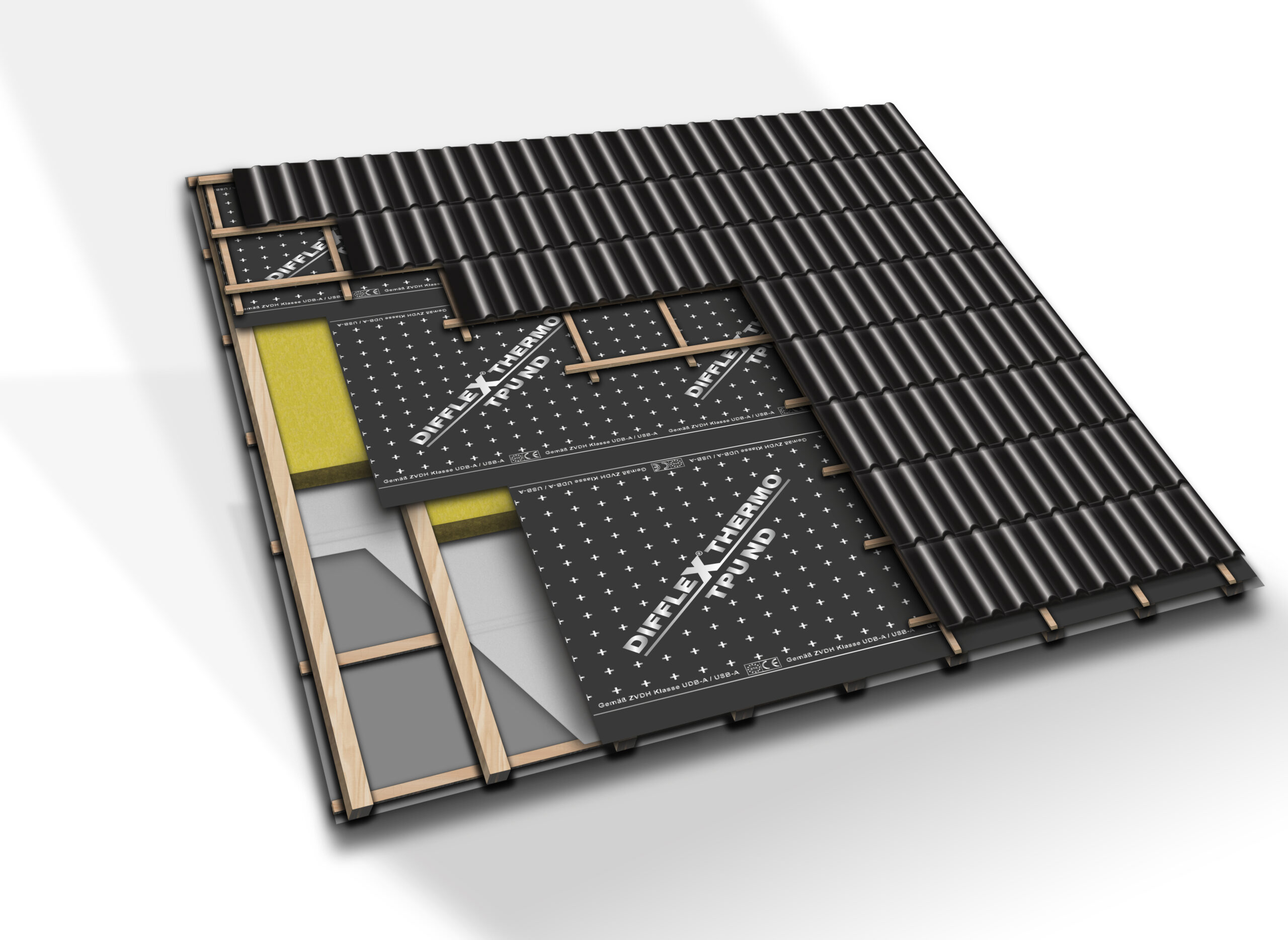 Écran de sous-toiture BWK Difflex Thermo TPU ND 2