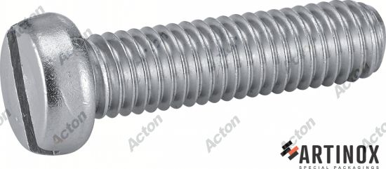 Vis tête cylindrique fendue DIN 84 inox A2 Acton