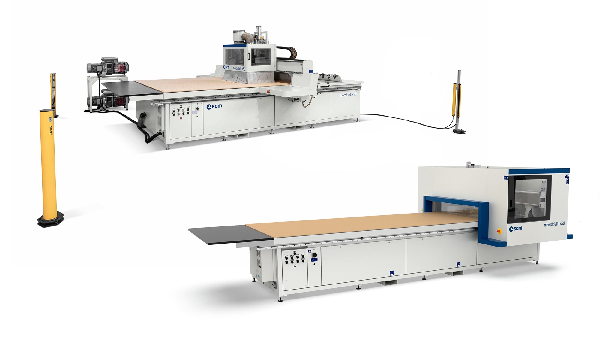 Centre d'usinage nesting SCM Morbidelli X50