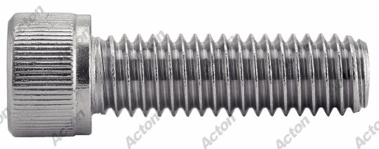 Vis à métaux UNC tête cylindrique six pans creux inox A2 Acton 2
