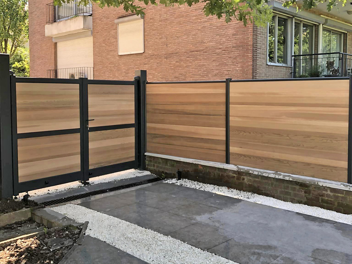 Portail Battant Red Cedar 2