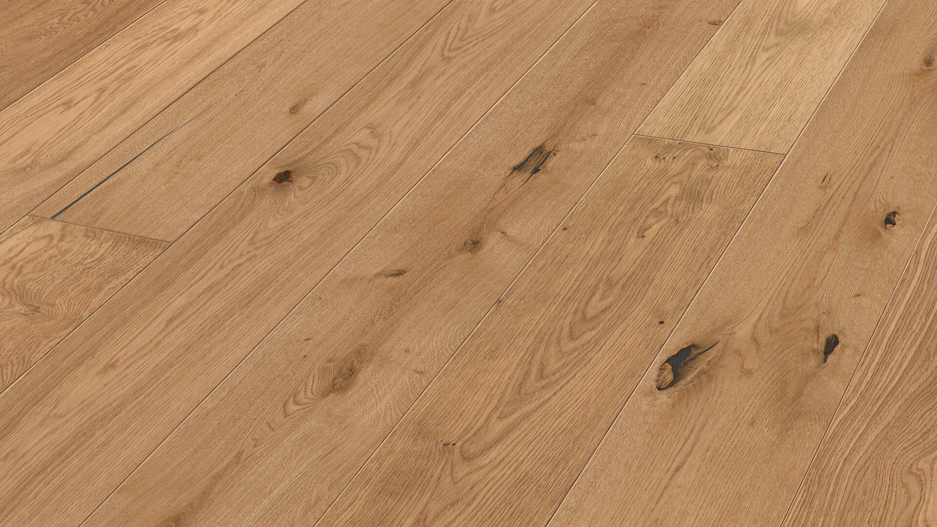 Lame de parquet contrecollé MEISTER Wood Flooring Natureflex HD 100 chêne Authentic oak