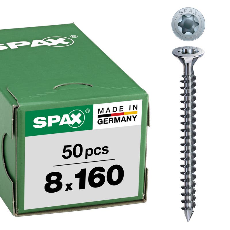 Vis à bois SPAX WIROX tête fraisée Ø 8–10 mm 2