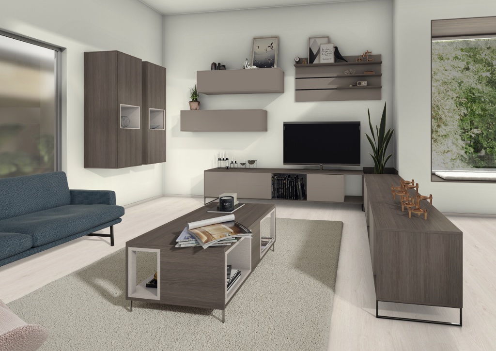 Panneau décoratif Egger Fineline gris foncé 3